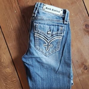 Distressed Bootcut jeans